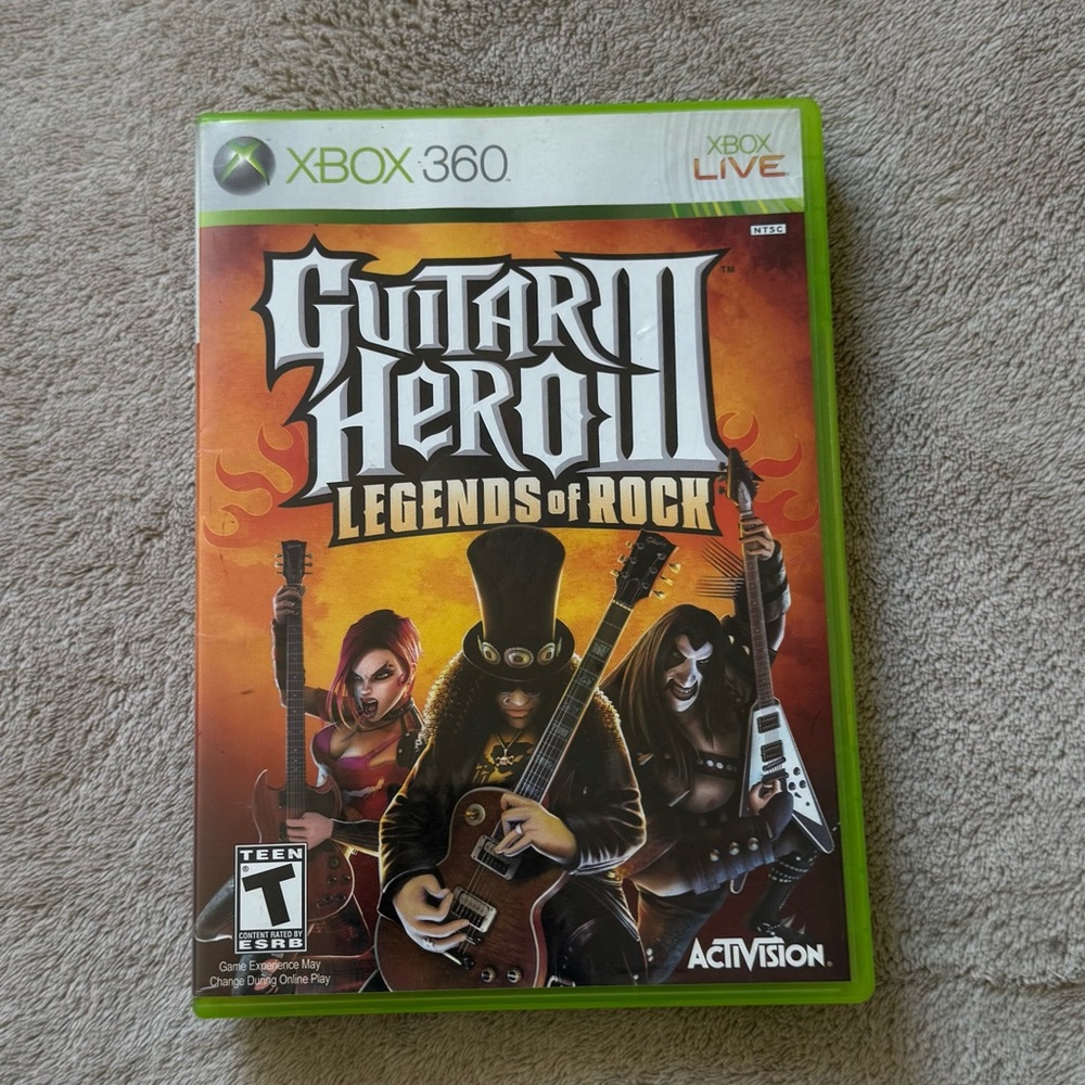 Guitar Hero III: Legends of Rock for Xbox 360 - Green Case